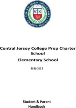 Student & Parent Handbook 2021-2022