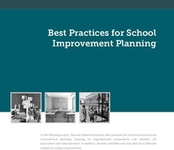 Best Practices for School Improvement Planning - Hanover ...