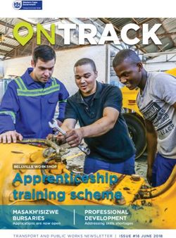 NTRACK - Apprenticeship training scheme MASAKH'ISIZWE BURSARIES - Western Cape Government