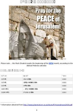 7th New Moon 2018 - Kanaan Ministries