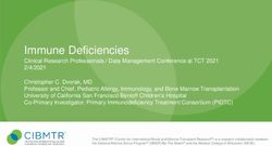 Immune Deficiencies Clinical Research Professionals / Data Management Conference at TCT 2021 2/4/2021 Christopher C. Dvorak, MD Professor and ...