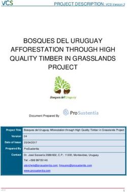 BOSQUES DEL URUGUAY AFFORESTATION THROUGH HIGH QUALITY TIMBER IN GRASSLANDS PROJECT