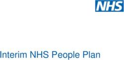 Interim NHS People Plan - NHS Long Term Plan