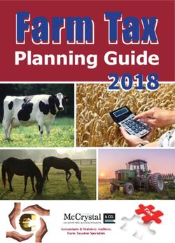 Farm Tax 2018 Planning Guide