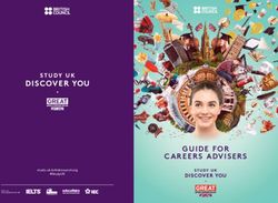 GUIDE FOR CAREERS ADVISERS 2020 - STUDY UK study-uk.britishcouncil.org