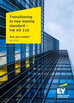 Transitioning to new leasing standard - Ind AS 116 - Are you ready? May 2019 - EY