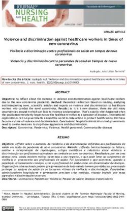 Violence and discrimination against healthcare workers in times of new coronavirus