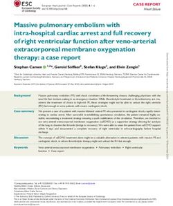 Massive pulmonary embolism with intra-hospital cardiac arrest and full recovery of right ventricular function after veno-arterial extracorporeal ...