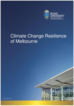 Climate Change Resilience of Melbourne - The Climate Institute