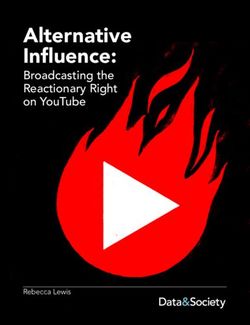 Alternative Influence: Broadcasting the Reactionary Right on YouTube - Rebecca Lewis - Data & Society