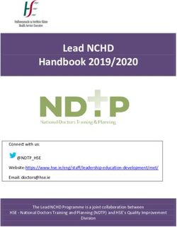 Lead NCHD Handbook 2019/2020 - HSE.ie