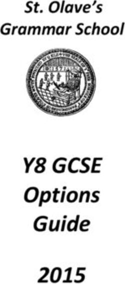 Y8 Gcse Options Guide 15 St Olave S Grammar School