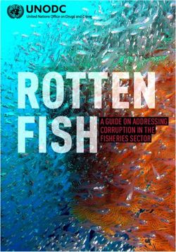 A GUIDE ON ADDRESSING CORRUPTION IN THE FISHERIES SECTOR