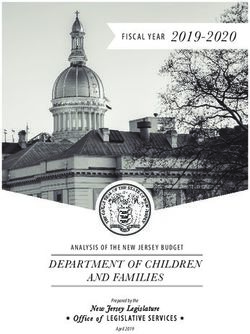 FISCALYEAR 2019-2020 - NJ Legislature