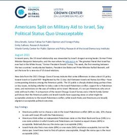 Americans Split on Military Aid to Israel, Say Political Status Quo Unacceptable