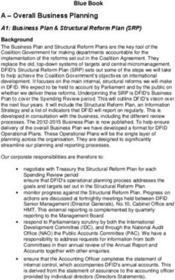 A - Overall Business Planning