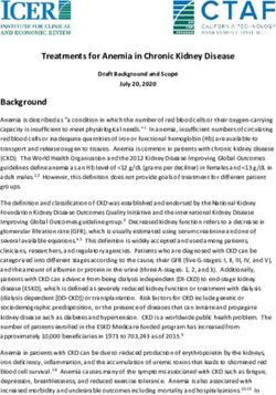 Treatments for Anemia in Chronic Kidney Disease - ICER