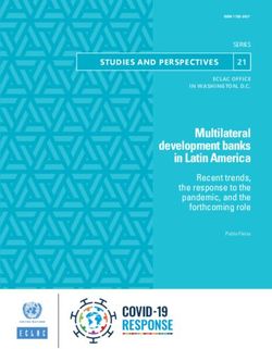 Multilateral development banks in Latin America - Recent trends, the response to the pandemic, and the forthcoming role - Repositorio ...