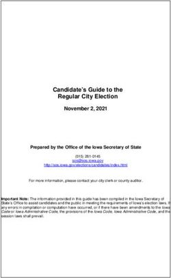 Candidate's Guide to the Regular City Election - City of Muscatine