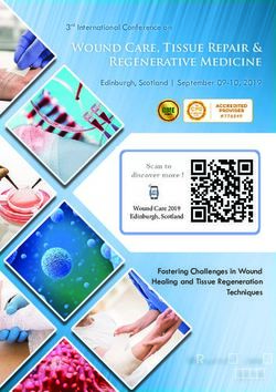 Wound Care, Tissue Repair & Regenerative Medicine - Edinburgh, Scotland | September 09-10, 2019 - Fostering Challenges in Wound Healing and Tissue ...