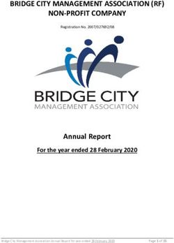 BRIDGE CITY MANAGEMENT ASSOCIATION (RF) NON-PROFIT COMPANY