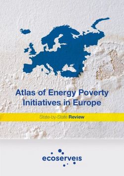 Atlas of Energy Poverty Initiatives in Europe - State-by-State Review - Ecoserveis