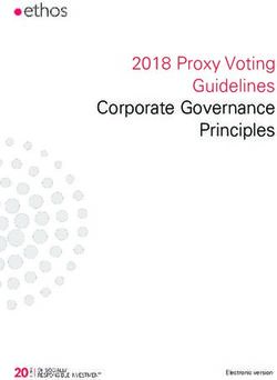 2018 Proxy Voting Guidelines Corporate Governance Principles ...