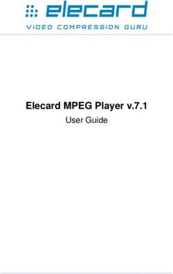 Elecard MPEG Player v.7.1 - User Guide