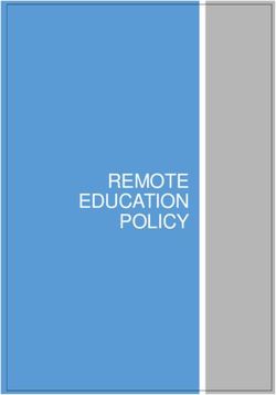 REMOTE EDUCATION POLICY - St Joseph's