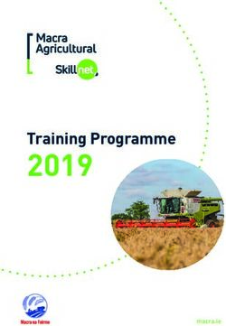 2019 Training Programme - macra.ie - Macra na Feirme