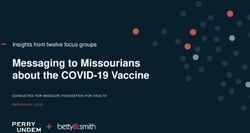 Messaging to Missourians about the COVID-19 Vaccine - Insights from twelve focus groups