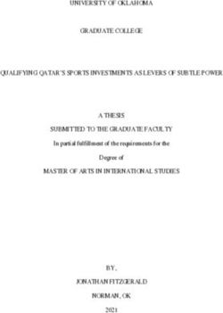 UNIVERSITY OF OKLAHOMA GRADUATE COLLEGE QUALIFYING QATAR'S SPORTS INVESTMENTS AS LEVERS OF SUBTLE POWER A THESIS SUBMITTED TO THE GRADUATE FACULTY ...