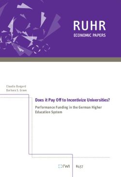 RUHR - Does it Pay Off to Incentivize Universities? Performance Funding in the German Higher Education System - RWI Essen