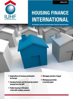 INTERNATIONAL HOUSING FINANCE