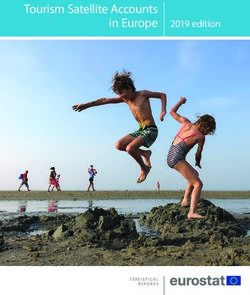 Tourism Satellite Accounts - in Europe 2019 edition - Europa EU