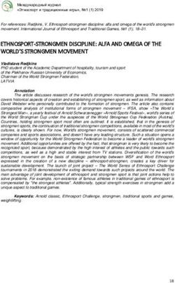 ETHNOSPORT -STRONGMEN DISCIPLINE: ALFA AND OMEGA OF THE WORLD'S STRONGMEN MOVEMENT - Ethnosport and traditional games