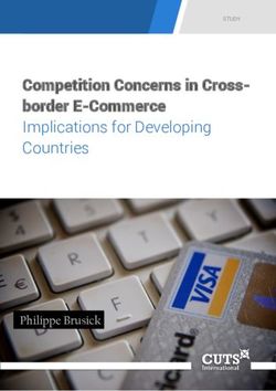 Competition Concerns in Cross-border E-Commerce Implications for Developing Countries - Philippe Brusick - CUTS Geneva