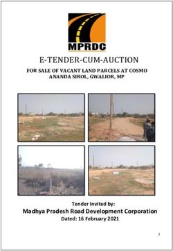 E-TENDER-CUM-AUCTION - Madhya Pradesh Road Development Corporation - FOR SALE OF VACANT LAND PARCELS AT COSMO - Government of Madhya Pradesh