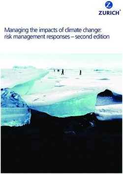Managing the impacts of climate change: risk management responses - second edition - Zurich Insurance