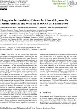 Changes in the simulation of atmospheric instability over the Iberian Peninsula due to the use of 3DVAR data assimilation - HESS