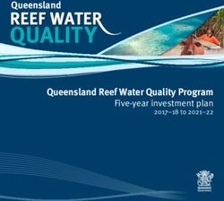Queensland Queensland Reef Water Quality Program - Five-year investment plan 2017 18 to 2021 22