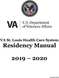 Residency Manual VA St. Louis Health Care System 2019 - 2020 - VA St. Louis Health Care ...