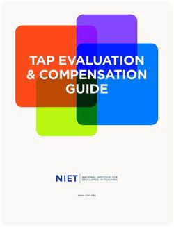 TAP EVALUATION & COMPENSATION GUIDE - National ...