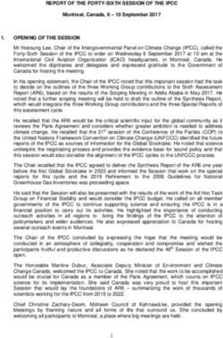 REPORT OF THE FORTY-SIXTH SESSION OF THE IPCC