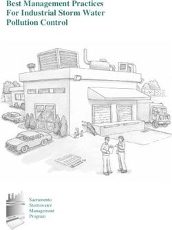 Best Management Practices For Industrial Storm Water Pollution Control - Sacramento Stormwater Management Program