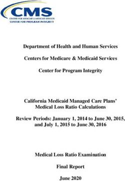 Department of Health and Human Services Centers for Medicare & Medicaid Services Center for Program Integrity California Medicaid Managed Care ...