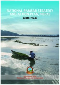NATIONAL RAMSAR STRATEGY AND ACTION PLAN, NEPAL - (2018-2024) - Ministry of Forests and Environment