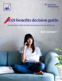 2021 benefits decision guide - Use this guide to select the plans and programs that are right for you - AXA XL Benefits