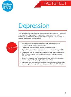 Depression - Rethink Mental Illness