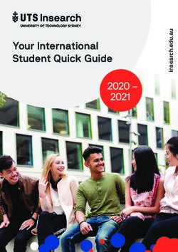 Your International Student Quick Guide 2020 2021